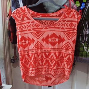 Arizona jean brand aztec print shirt